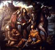 �lgem�lde -Die heilige Elisabeth von Th�ringen