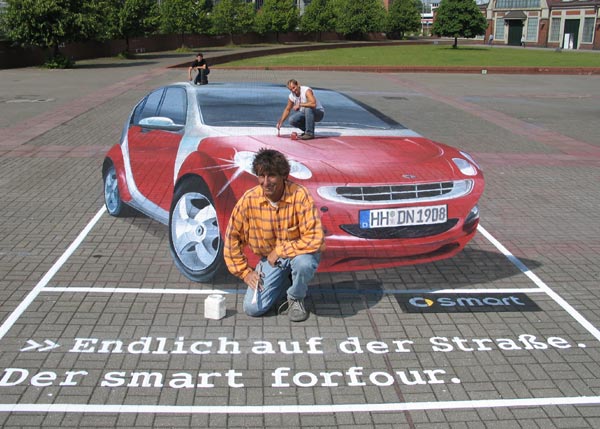 wandmalerei wird bodenmalerei